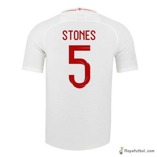 Camiseta Inglaterra Replica Primera Ropa Stones 2018 Blanco